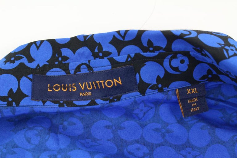 Louis Vuitton Purple Cream 3D Longsleeve button Shirt - LIMITED EDITION