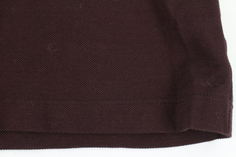 Louis Vuitton Men's Ultra Rare Damier Ebene Collar Polo Shirt