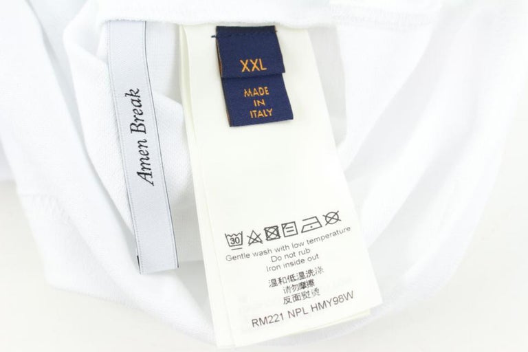 Louis Vuitton Men's XXL Virgil Abloh Snow LV Logo Do a Kickflip T