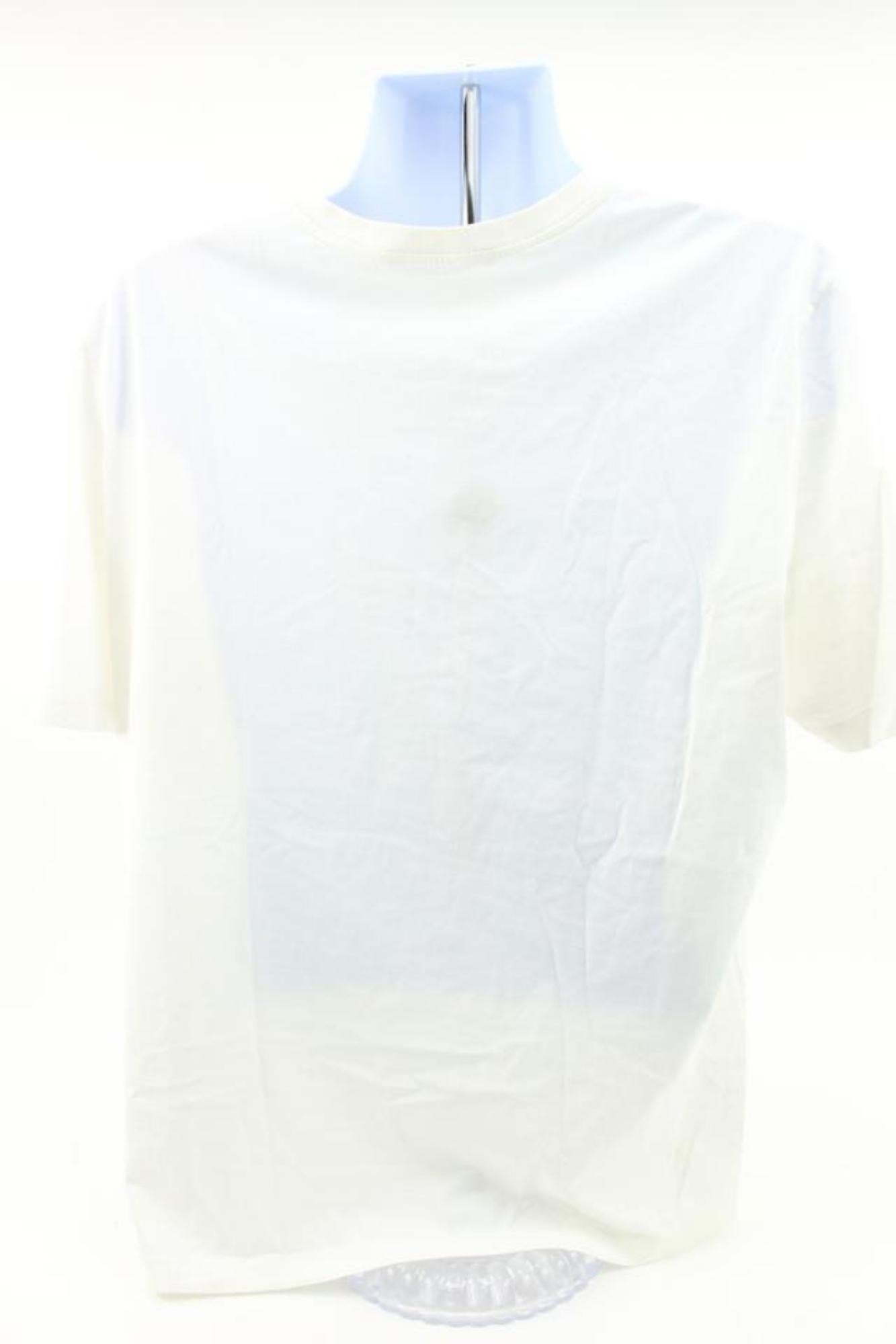 Louis Vuitton Men's XXXL Limited LV Salt Pretzel T-Shirt 120lv29 For Sale 1