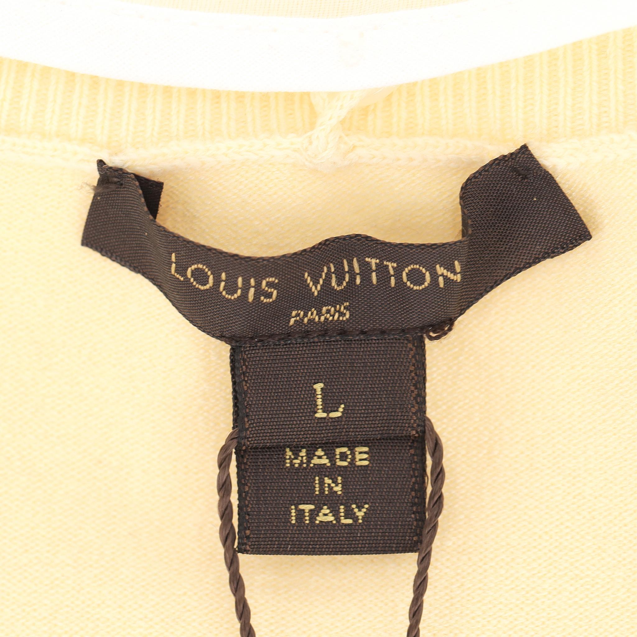 Louis Vuitton Merino Wool Jumper With Broderie Anglaise Collar For Sale 3