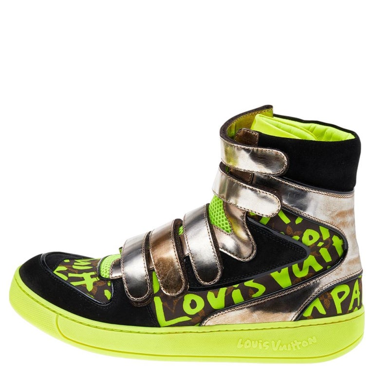 Louis Vuitton Stephen Sprouse GRAFFITI SNEAKERS High top Size 10.5 US  Spellout