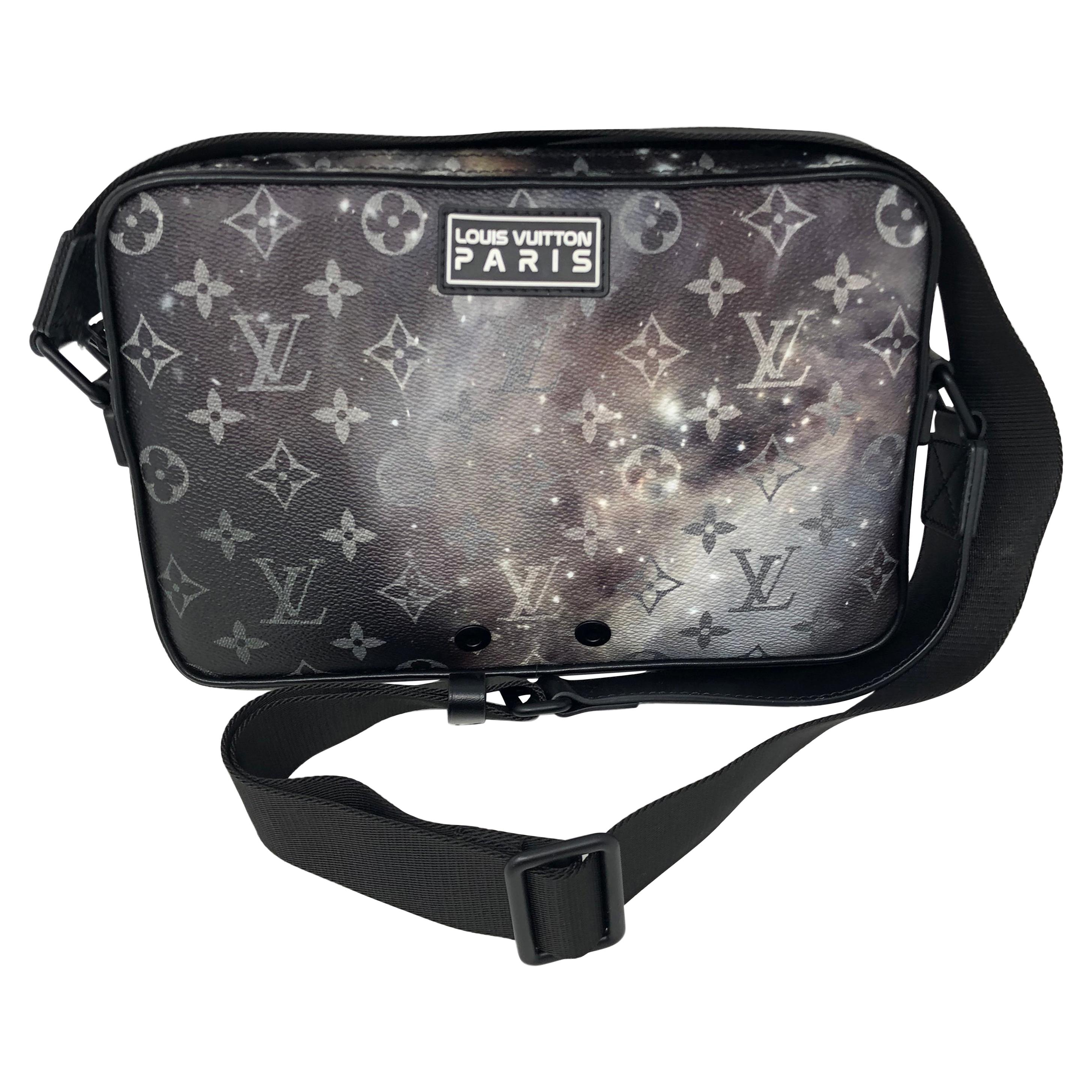 Authentic LOUIS VUITTON Monogram Galaxy Alpha Messenger M44165 Shoulder bag