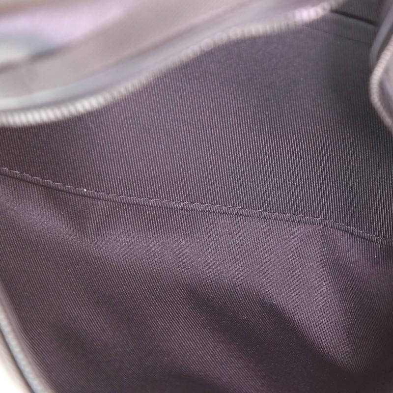 Women's or Men's Louis Vuitton Messenger Bag Dark Infinity Leather with Monogram Eclipse G