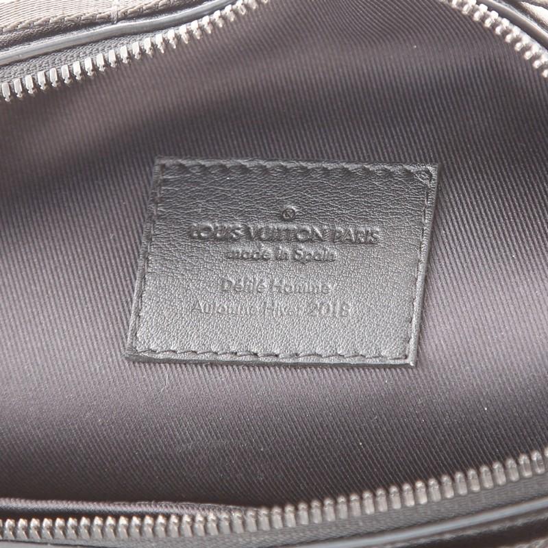 Louis Vuitton Messenger Bag Dark Infinity Leather with Monogram Eclipse G 1