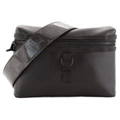 Louis Vuitton Messenger Bag Dark Infinity Leather with Monogram Eclipse G