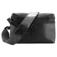 Louis Vuitton Messenger Bag Dark Infinity Leather with Monogram Eclipse Glaze 