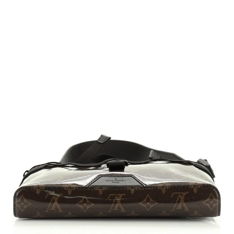monogram messenger bag