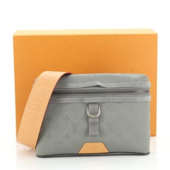 Louis Vuitton Messenger Bag Limited Edition Titanium Monogram Canvas PM
