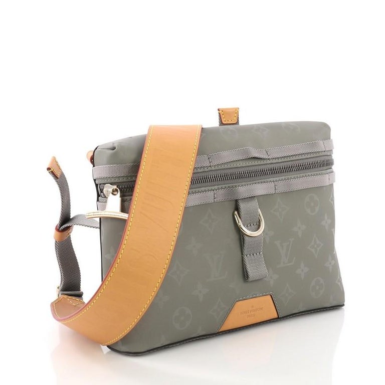 Louis Vuitton, Bags, Authentic Louis Vuitton Monogram Titanium Messenger  Pm Shoulder Bag