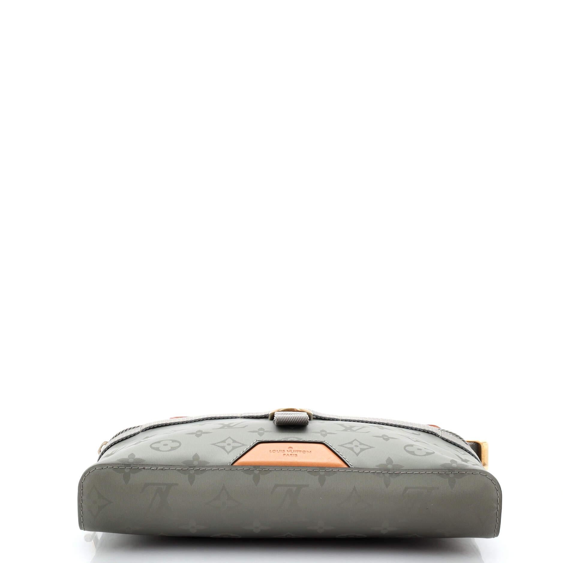 Louis Vuitton Messenger Bag Limited Edition Titanium Monogram Canvas PM 1