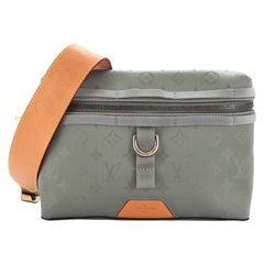 Louis Vuitton Messenger Bag Limited Edition Titanium Monogram Canvas PM