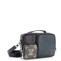 Louis Vuitton Messenger Multipocket Bag Patchwork Monogram Eclipse Canvas