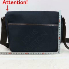Louis Vuitton Messenger Petit 871251 Navy Blue Damier Geant Canvas Cross Body