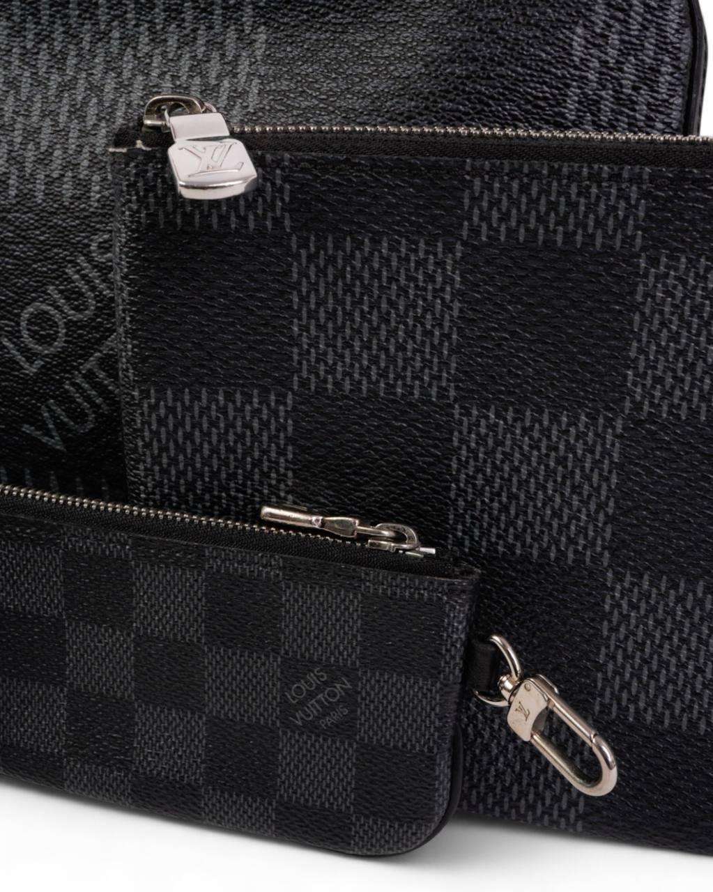 Louis Vuitton Messenger Trio MM Damier Graphite For Sale 8