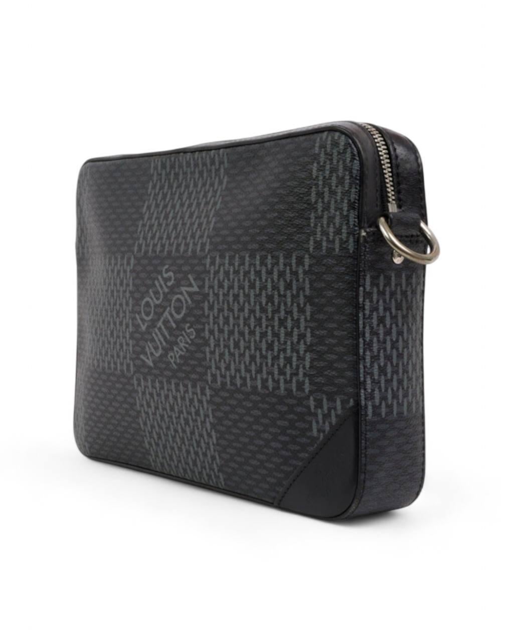 Louis Vuitton Messenger Trio MM Damier Graphite For Sale 13