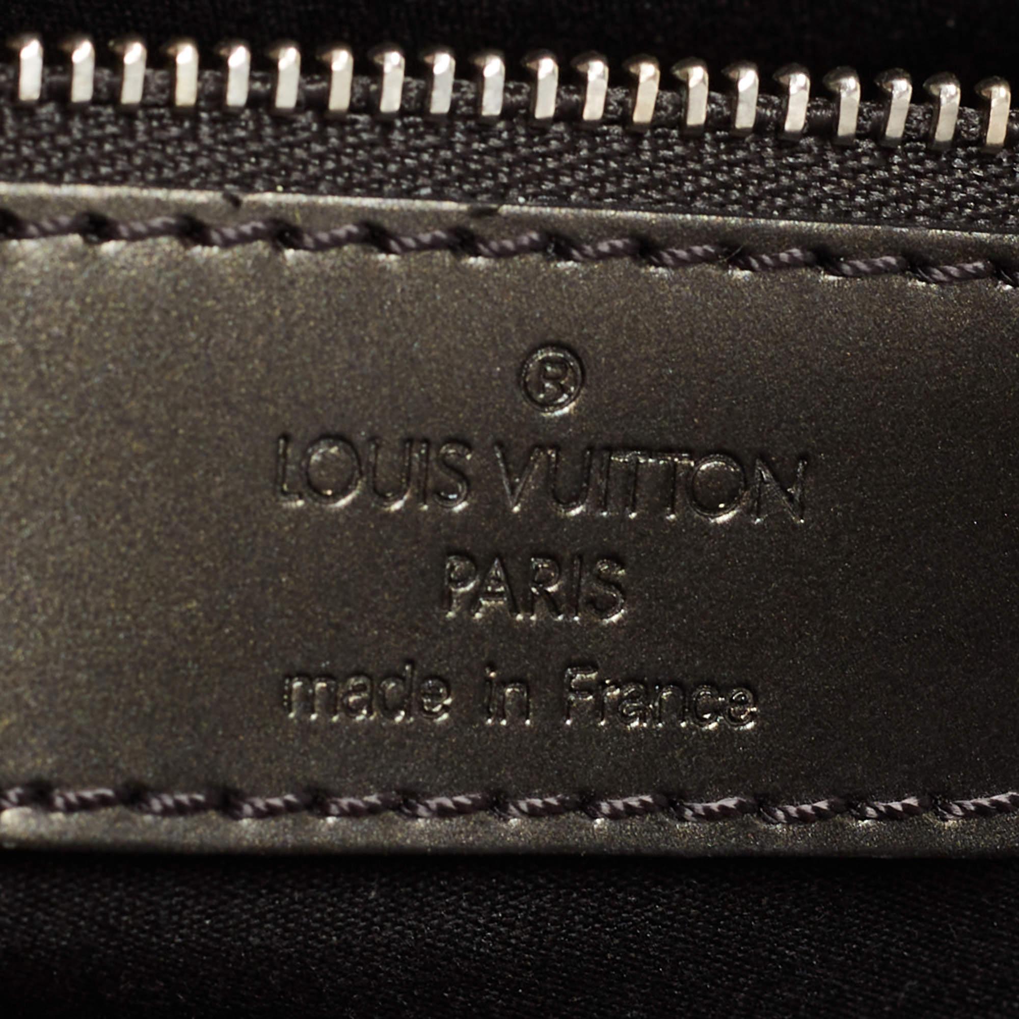 Louis Vuitton Metallic Black Monogram Empreinte Leather Mat Malden 6