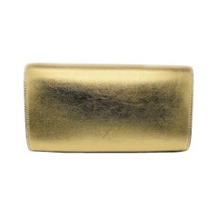 Louis Vuitton Metallic Gold Calfskin Louise E/W Clutch