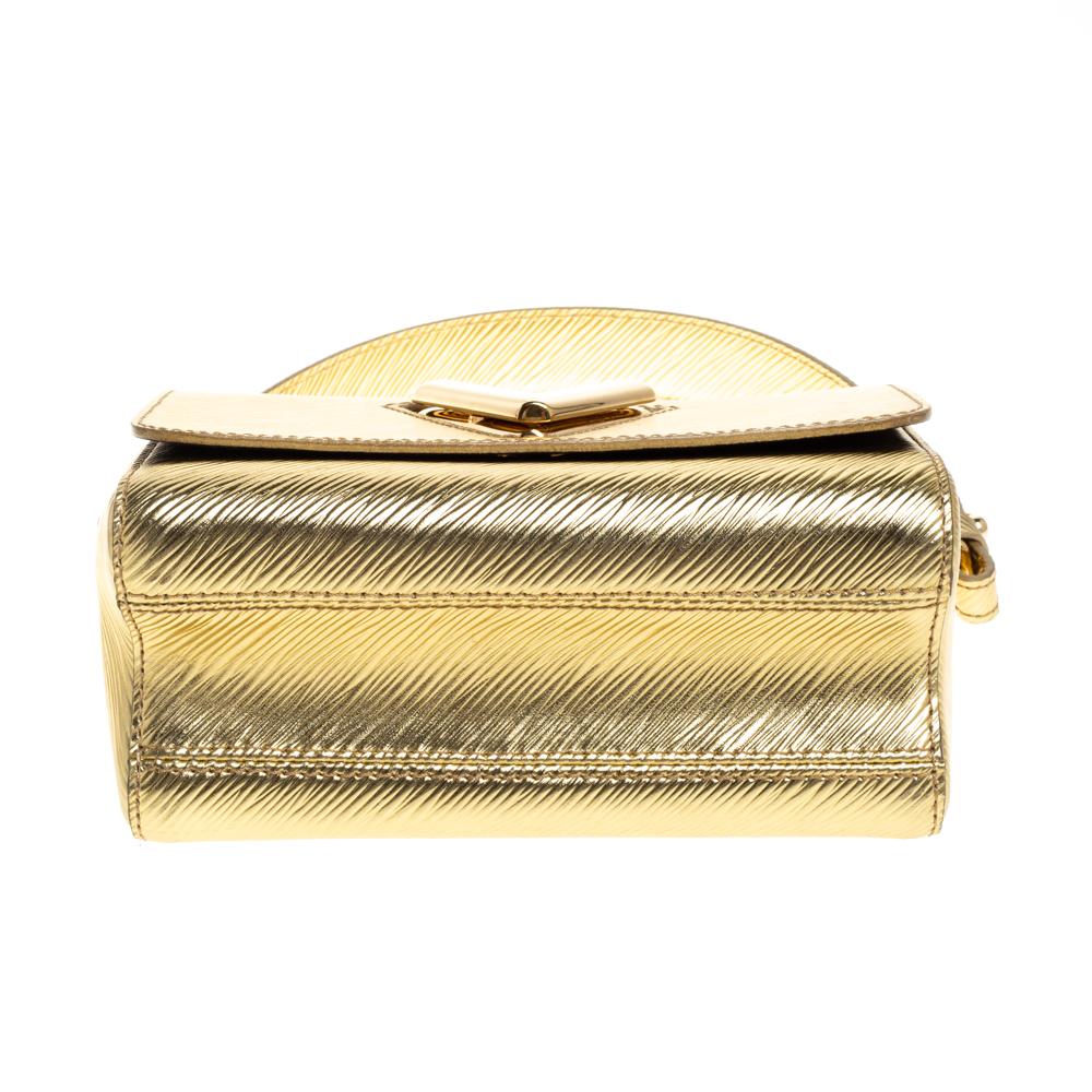 Louis Vuitton Metallic Gold Epi Leder Twist PM Tasche 1