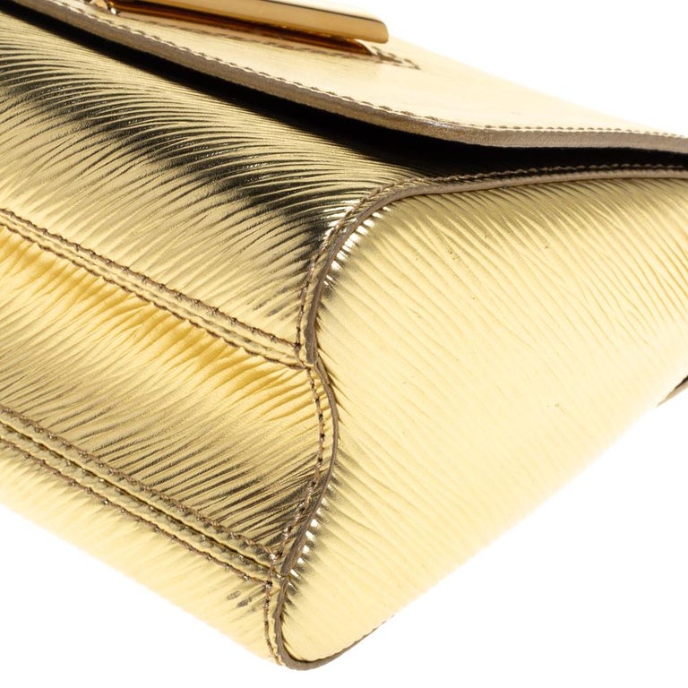 LOUIS VUITTON Epi Twist Shoulder Bag PM Gold 1262037