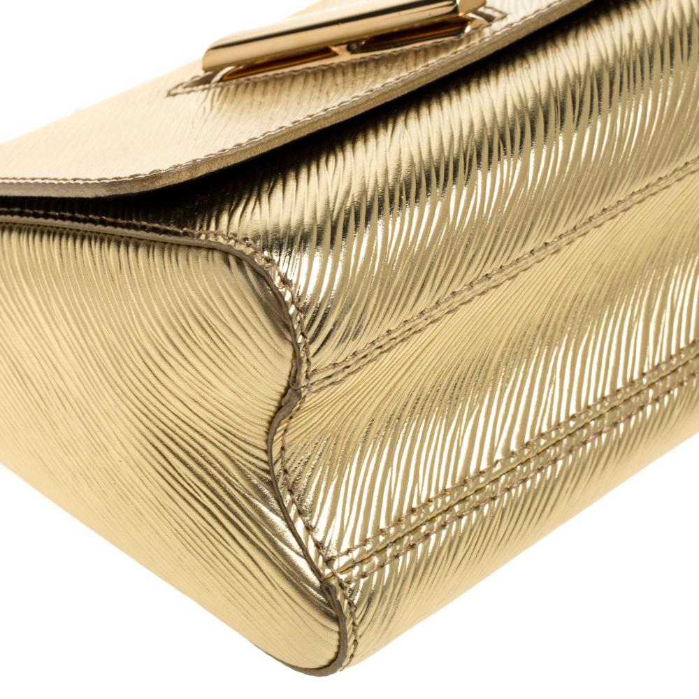 Louis Vuitton Metallic Gold Epi Leather Twist PM Bag 2