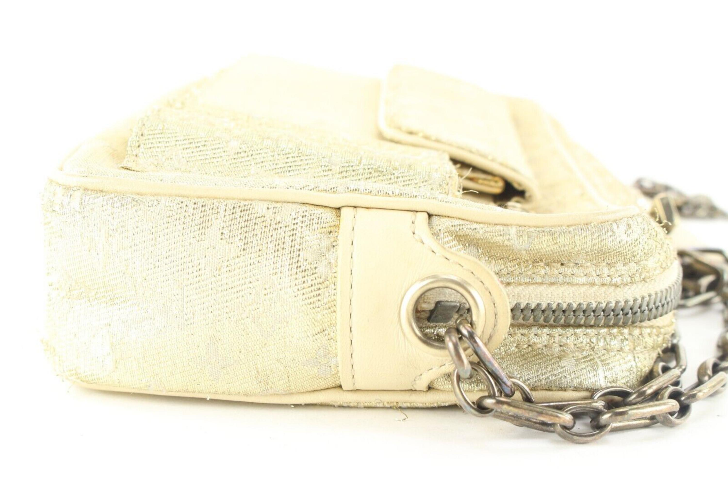 Louis Vuitton Metallic Gold Mini Monogram Shine Mckenna Chain Bag 6LV424C 8