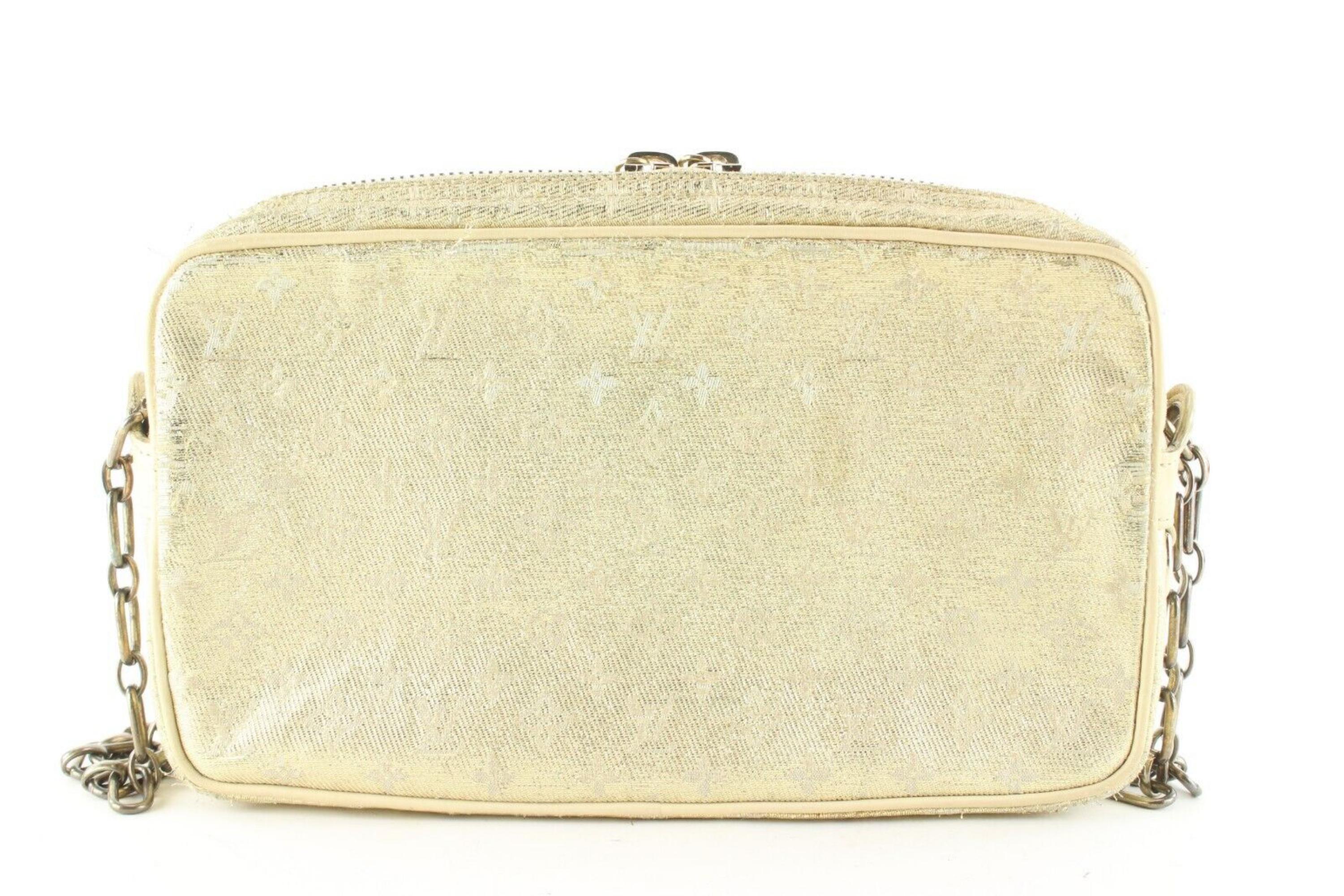 Louis Vuitton Metallic Gold Mini Monogram Shine Mckenna Chain Bag 6LV424C 2