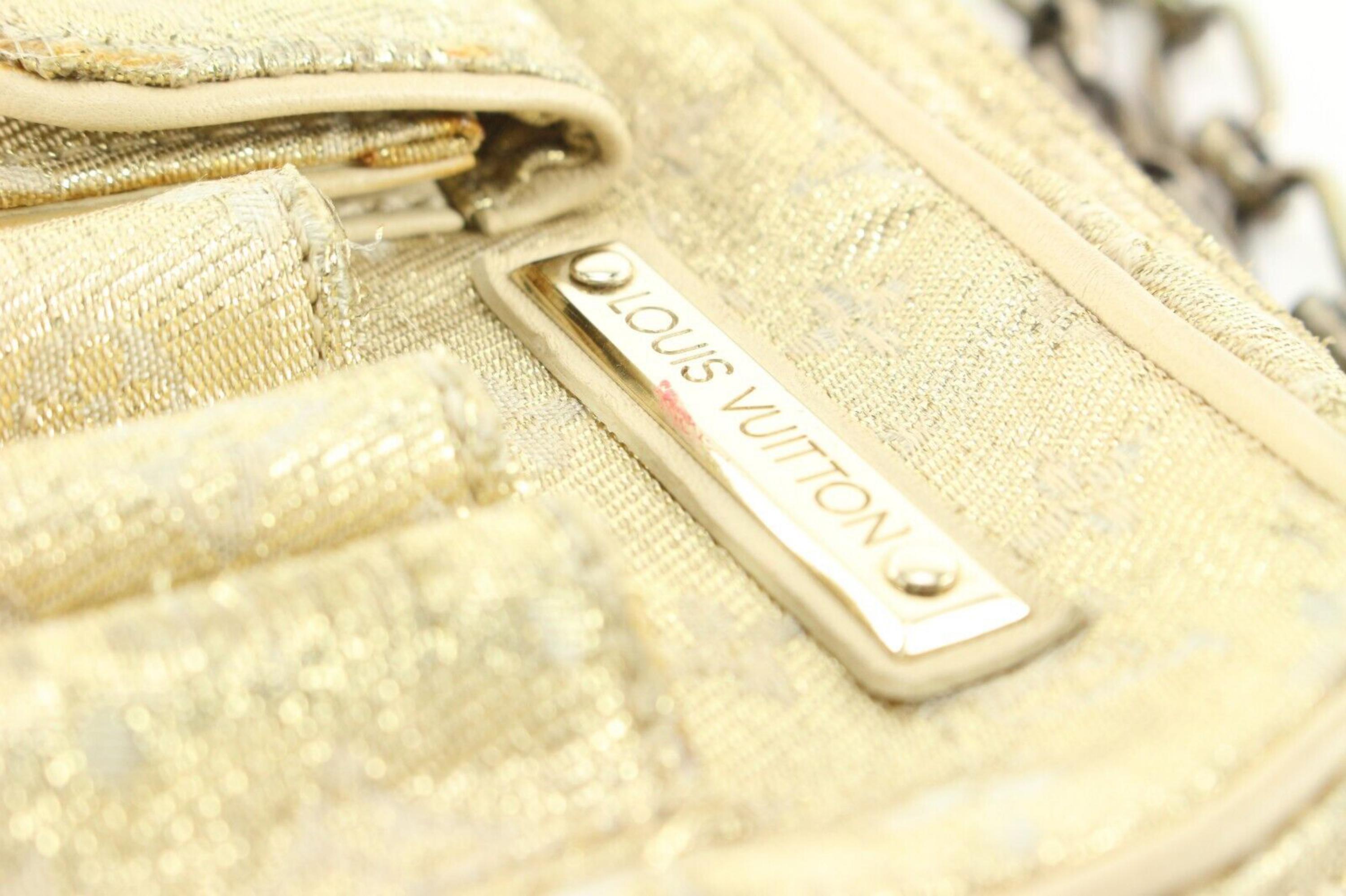 Louis Vuitton Metallic Gold Mini Monogram Shine Mckenna Chain Bag 6LV424C 3