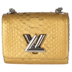 Louis Vuitton Pitón Oro Metalizado Twist PM