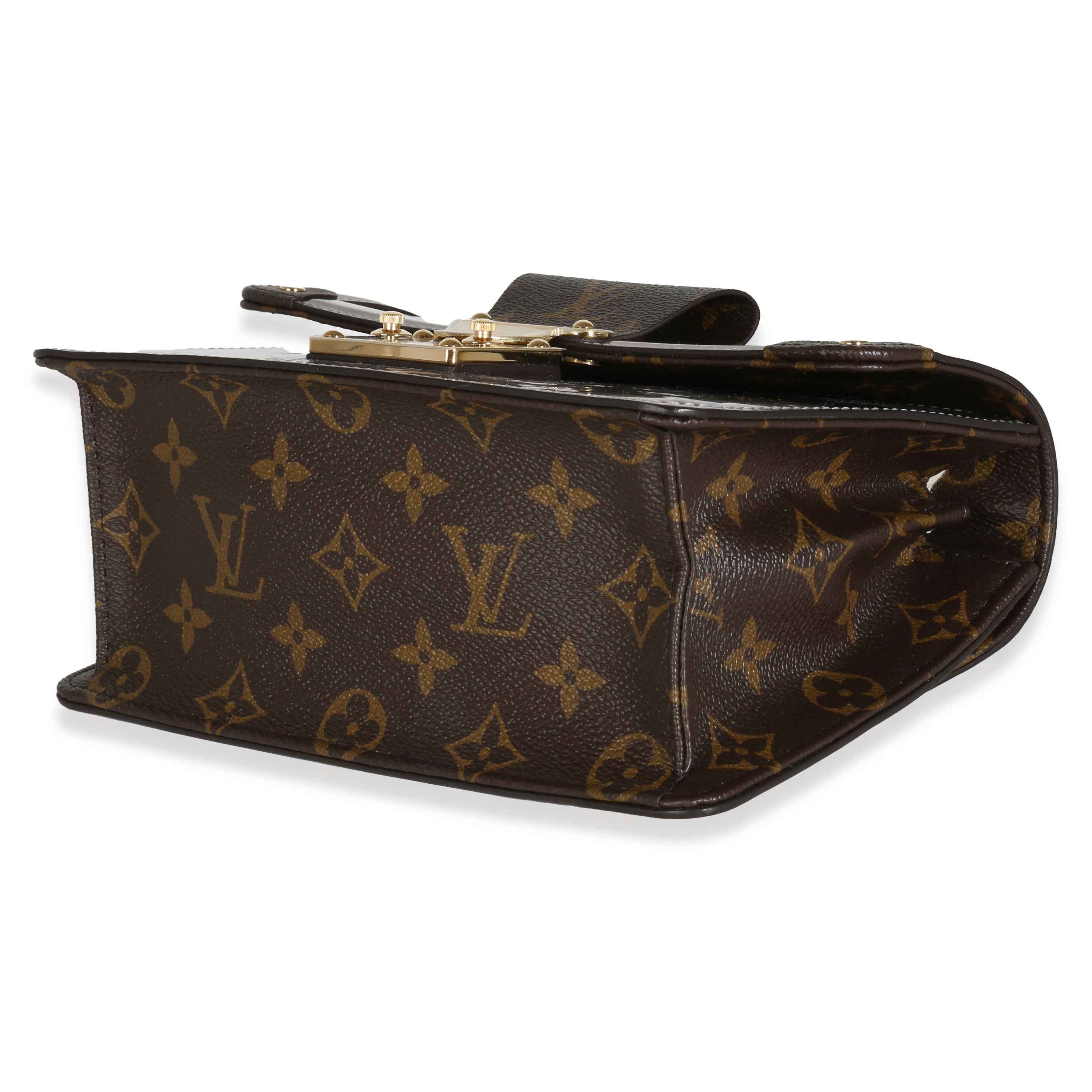 Louis Vuitton - Toile monogrammée Vernis gris métallisé Wynwood Excellent état à New York, NY
