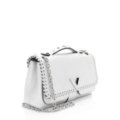 Louis Vuitton Metallic Leather Braided Very Chain Bag