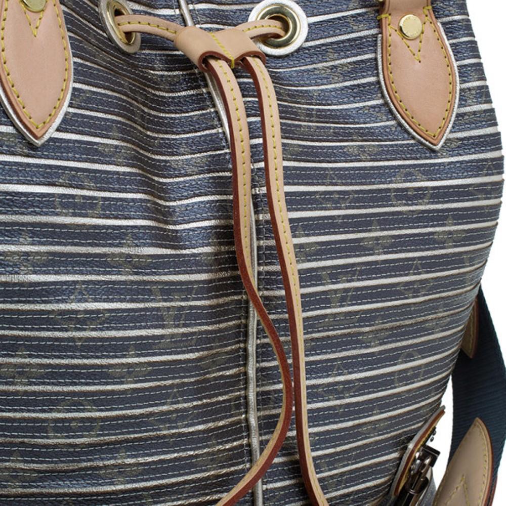Louis Vuitton Metallic Leather Striped Eden Néo Tote 3