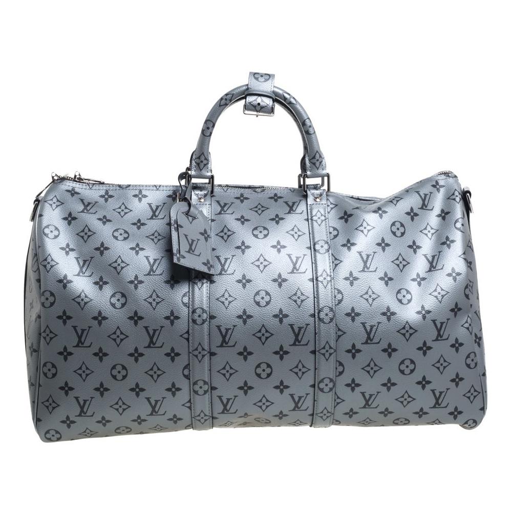 Extra Large Louis Vuitton Bandouliere Monogram Canvas Keepall 60 cm Travel  Bag at 1stDibs