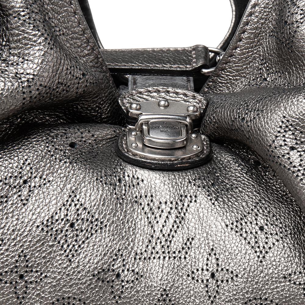 Louis Vuitton Metallic Monogram Mahina Leather Surya XL Bag 2