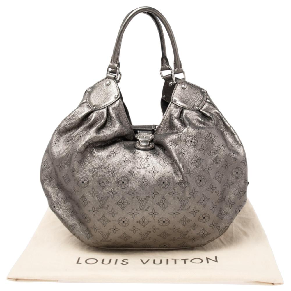 Louis Vuitton Metallic Monogram Mahina Leather Surya XL Bag 4