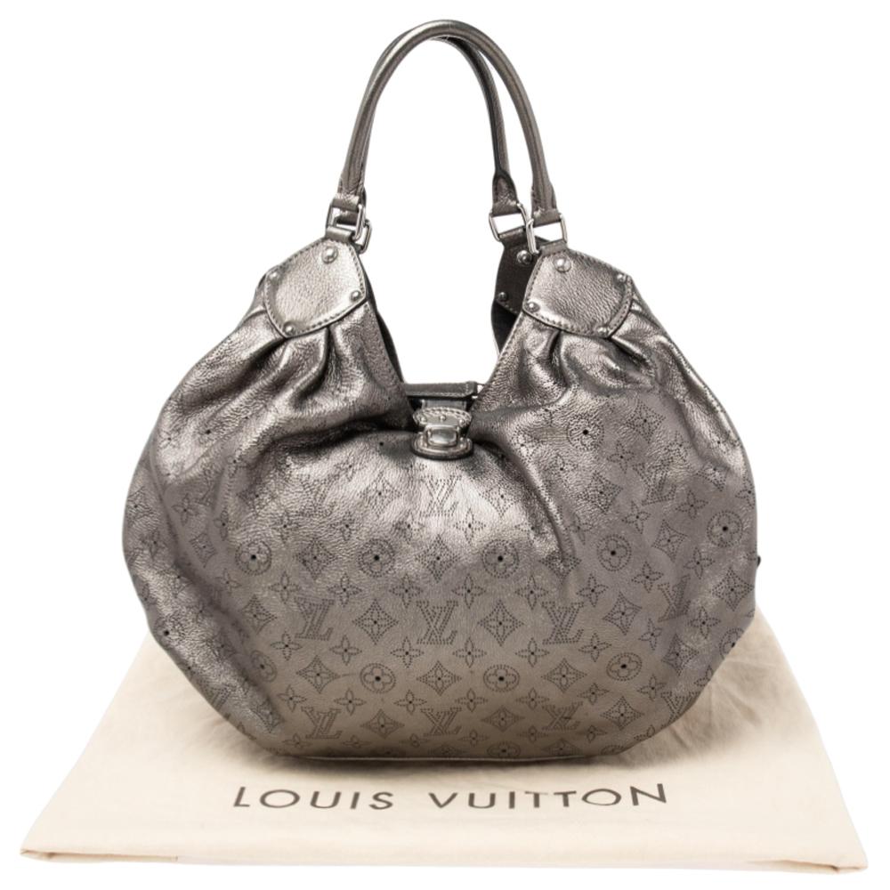 Louis Vuitton Metallic Monogram Mahina Leather Surya XL Bag 5