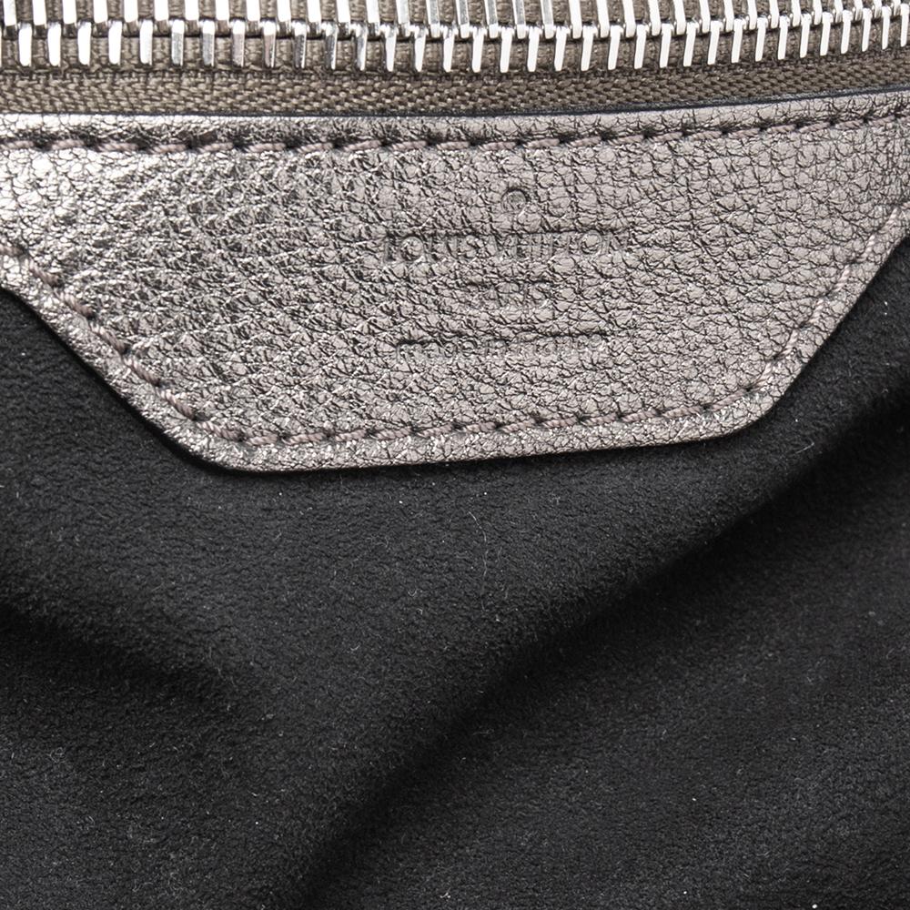 Women's Louis Vuitton Metallic Monogram Mahina Leather Surya XL Bag