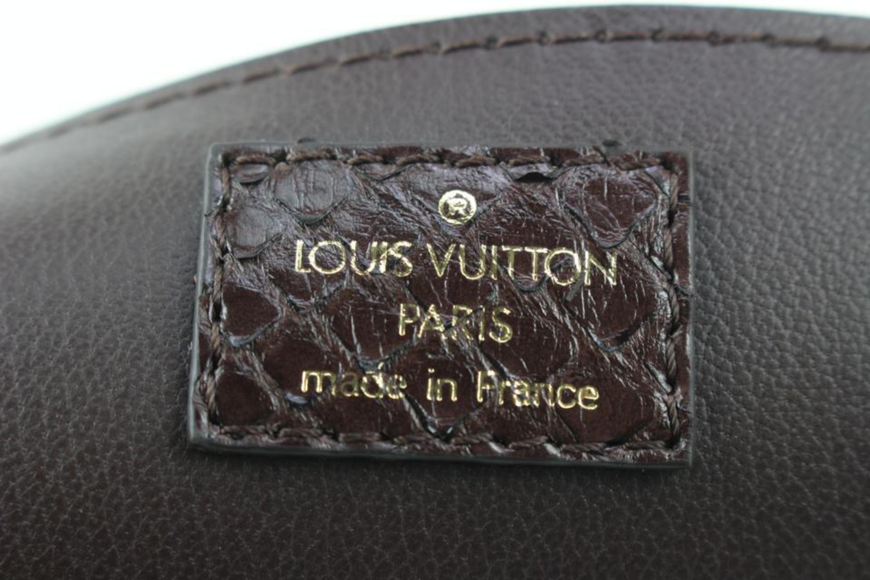 Louis Vuitton Metallic Monogram Python Petit Sac Plat Mini Crossbody 74lv225s 3