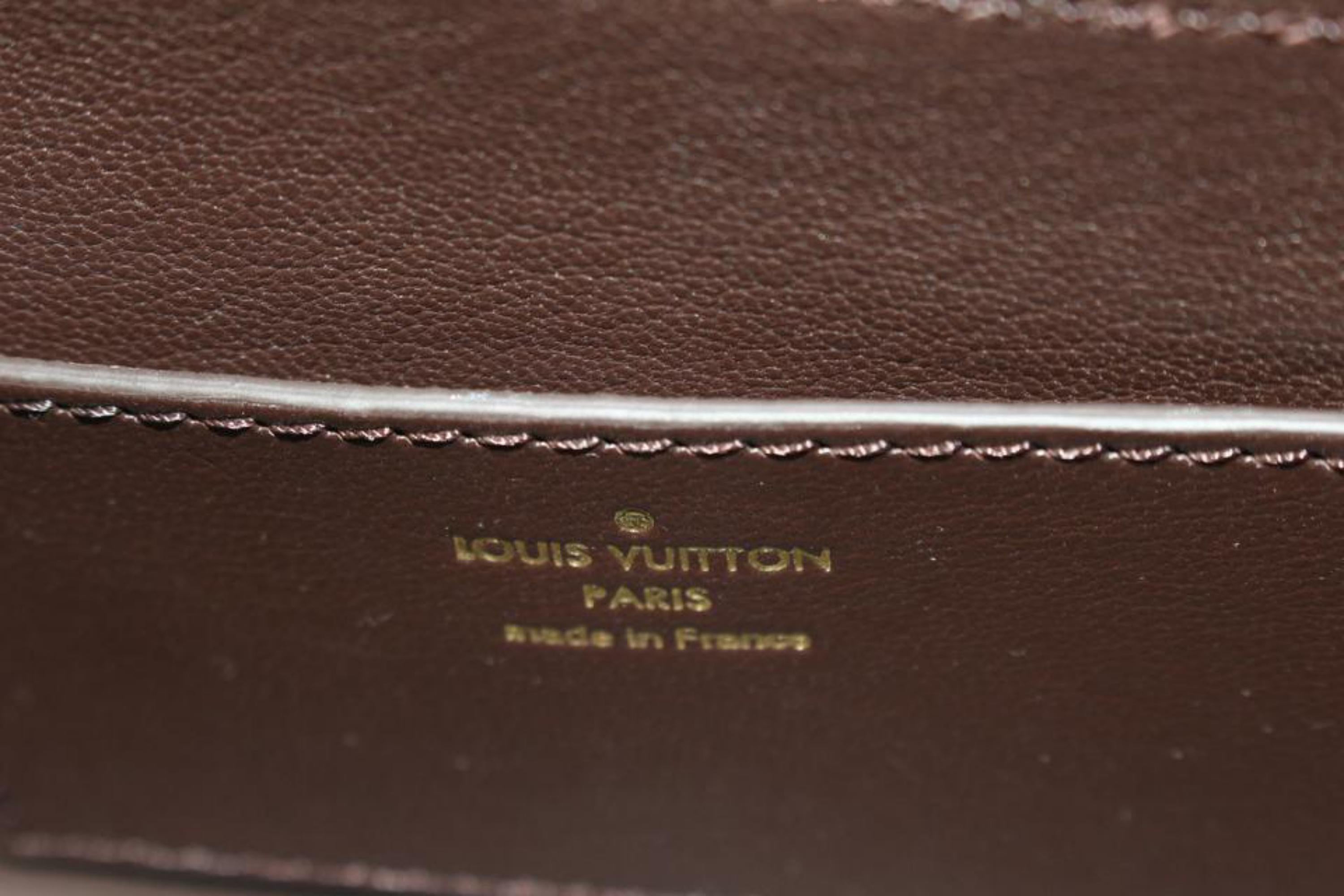 Louis Vuitton Metallic Monogram Python Twist MM Crossbody Shoulder Bag 94lu729s 3