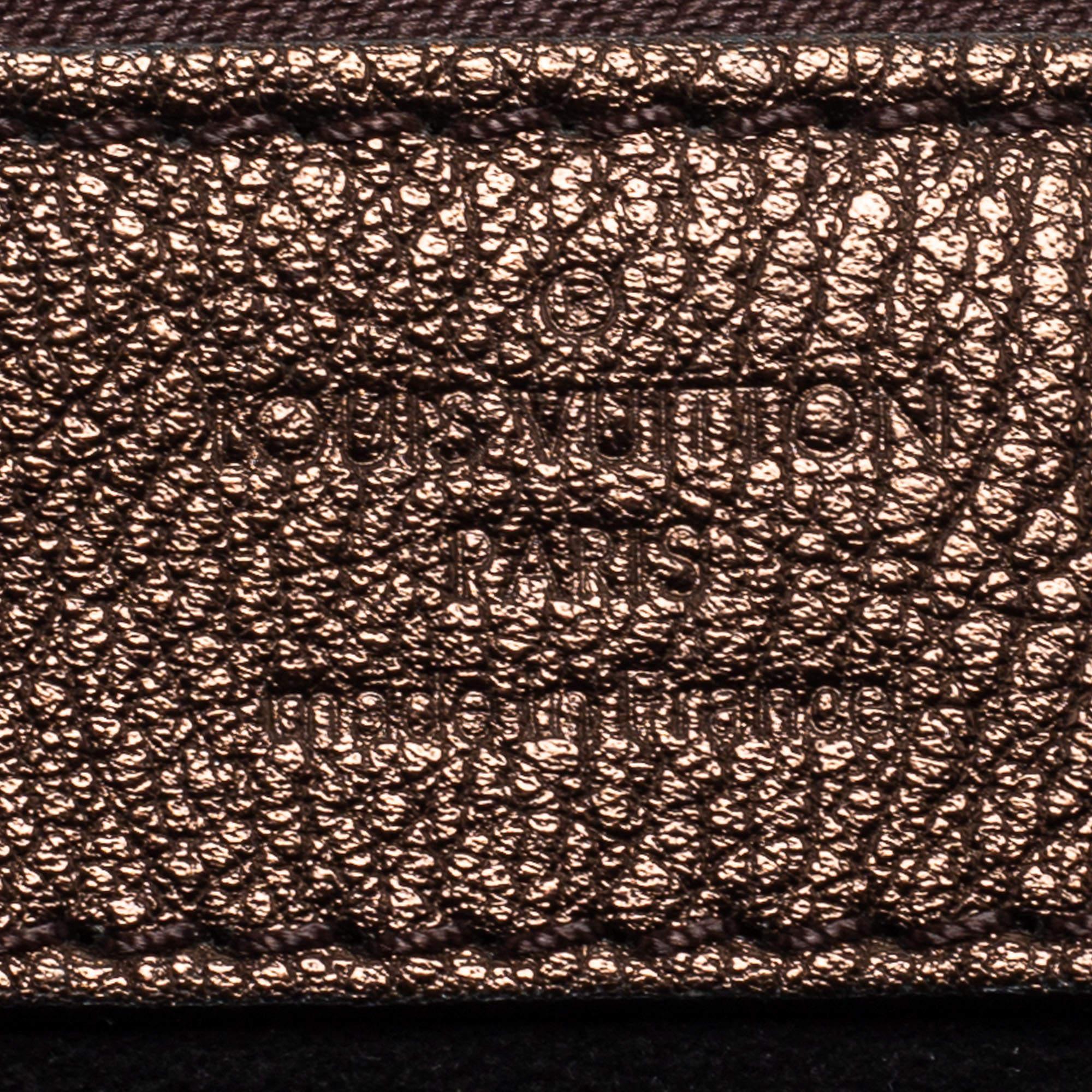 Louis Vuitton Metallic Mordore Monogram Mahina Leather Surya XL Bag 7