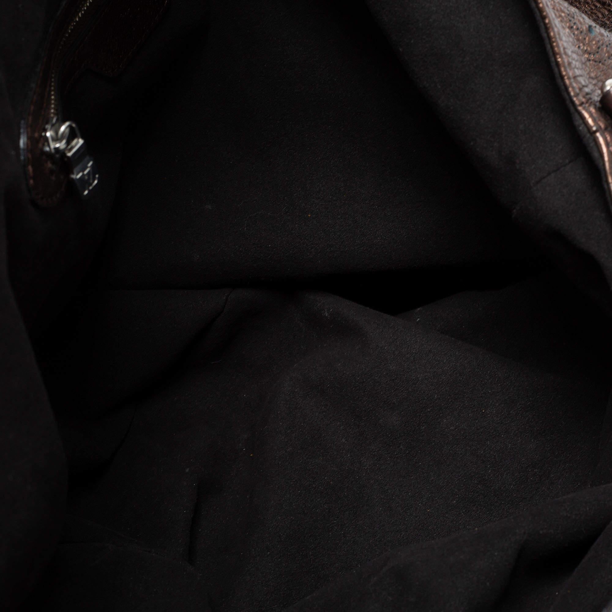 Louis Vuitton Metallic Mordore Monogram Mahina Leather Surya XL Bag 5