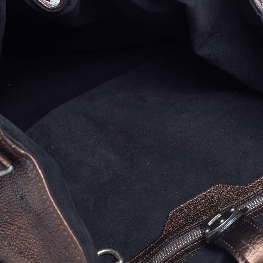 Louis Vuitton Metallic Mordore Monogram Mahina Leather Surya XL Bag 4