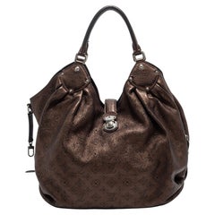 Louis Vuitton Metallic Mordore Monogram Mahina Leather Surya XL Bag