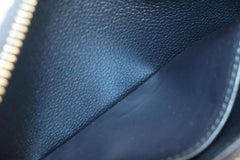 Louis Vuitton Metallic Navy Nacre Empreinte Monogram Zippy Wallet  16lk810s