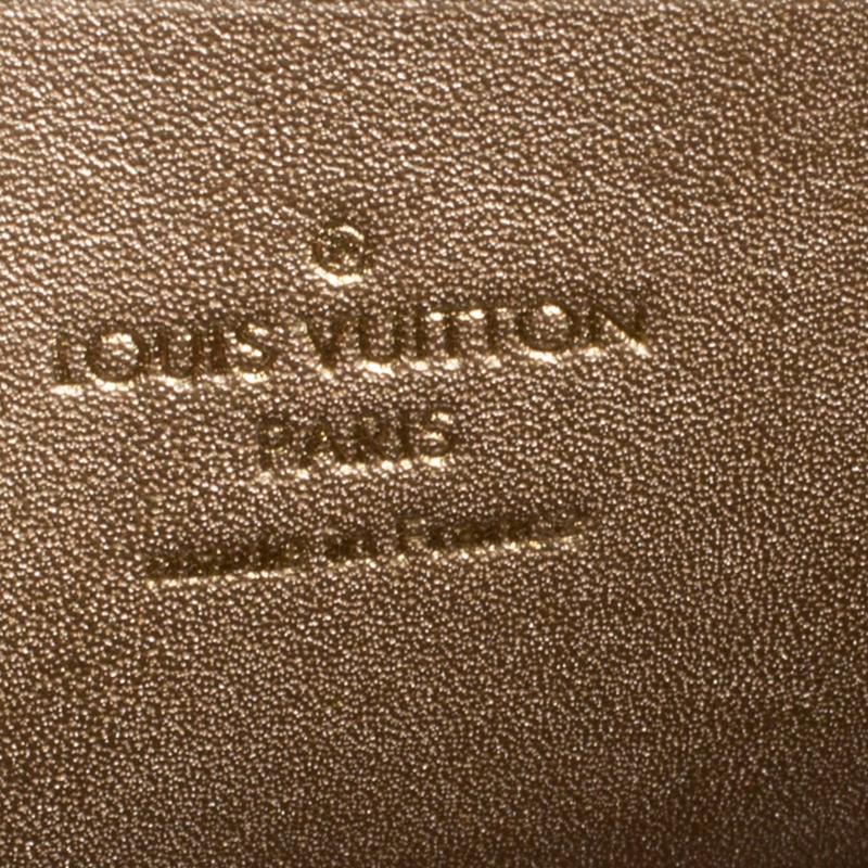 Louis Vuitton Metallic Two Tone Leather Love Note Bag 7