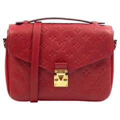 LOUIS VUITTON, Metis in red leather 