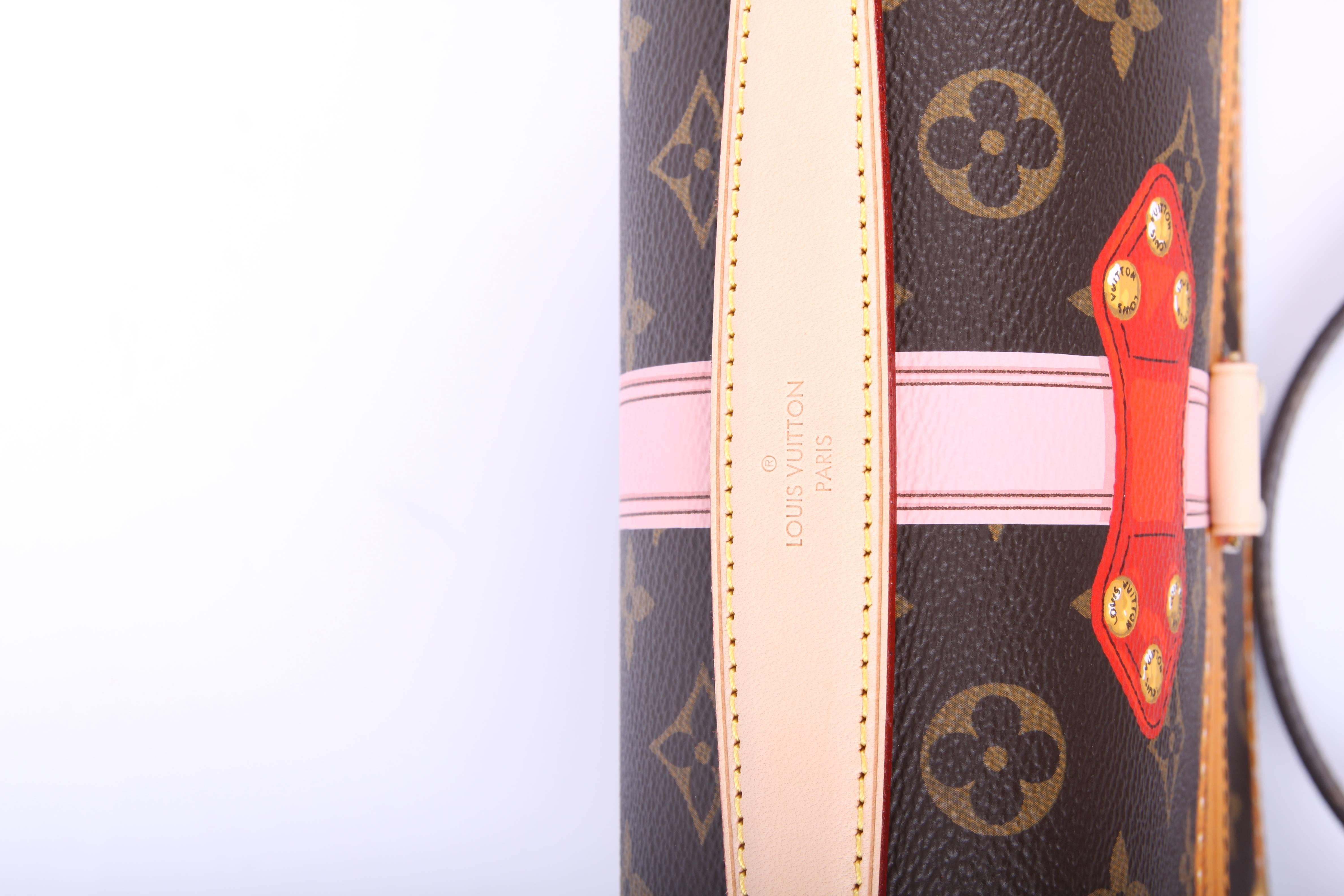   Louis Vuitton Brown and Pink Limited Edition Metis Handbag, 2018  3