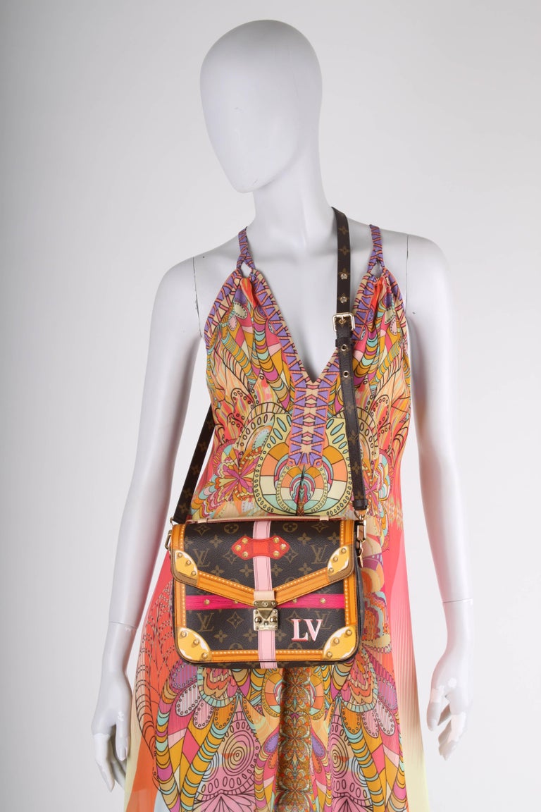 Louis Vuitton Brown and Pink Limited Edition Metis Handbag, 2018 at 1stdibs