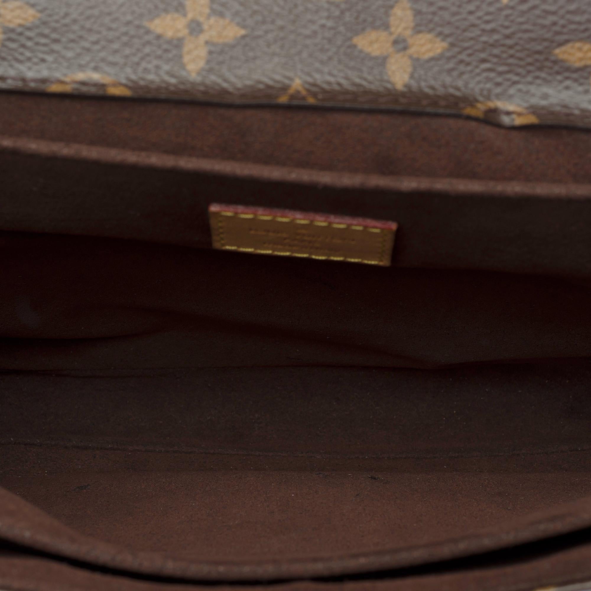 Louis Vuitton Metis shoulder bag in brown monogram coated canvas, GHW For Sale 4