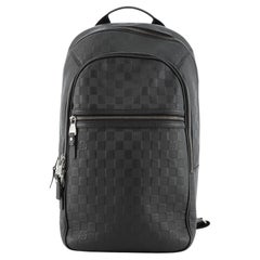 Louis Vuitton Black Damier Infini Leather Michael Backpack at 1stDibs